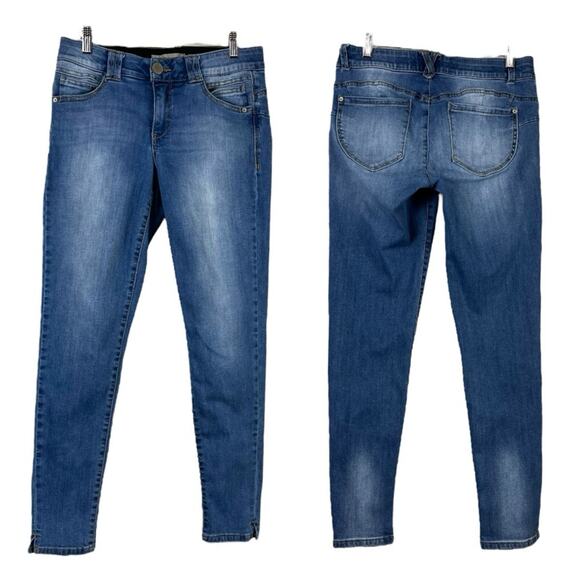 Democracy Jeans Ab Technology Skinny Ankle Mid Rise Medium Wash Women’s Size 8 - Picture 6 of 6